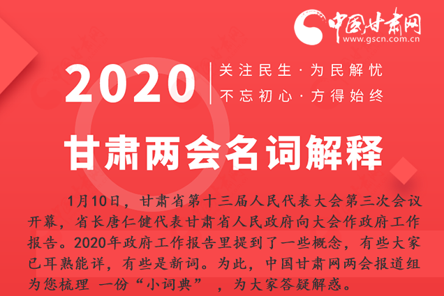 2020甘肅兩會|漲知識！政府工作報告23個新名詞，最全解釋來了