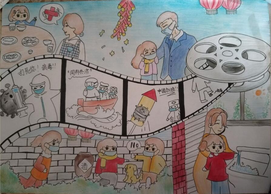 “疫情當(dāng)前，孩子們有‘畫’說”作品展播（三十七）