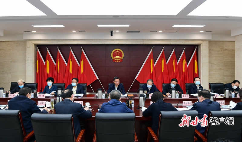 唐仁健主持召開(kāi)省政府黨組（擴(kuò)大）會(huì)議：傳達(dá)學(xué)習(xí)習(xí)近平總書(shū)記重要講話精神等 安排部署貫徹落實(shí)工作