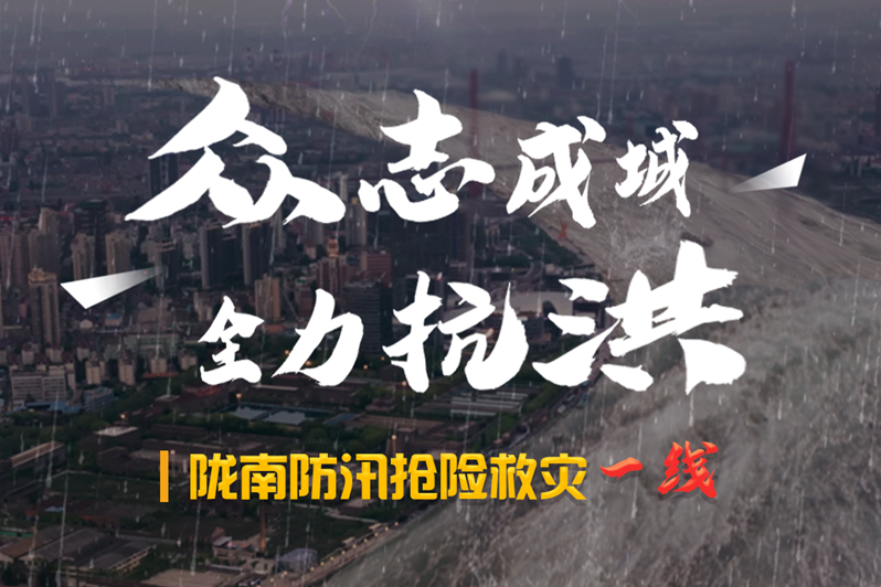 海報丨隴南防汛搶險救災(zāi)一線，這些讓我們感動的瞬間!