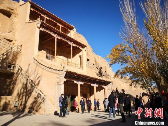 圖為敦煌莫高窟藏經(jīng)洞。(資料圖) 馮志軍 攝