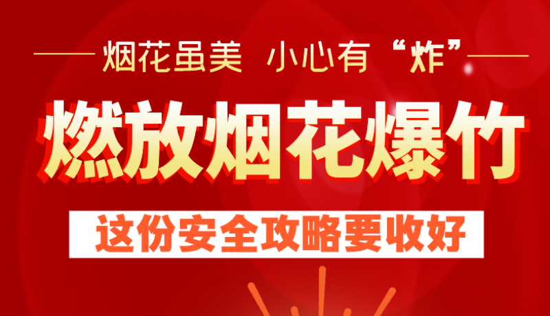 【網(wǎng)絡(luò)中國(guó)節(jié)·春節(jié)】煙花雖美，小心有“炸”！安全攻略速存