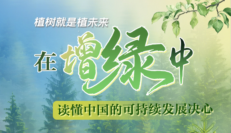 【理響中國(guó) 話隴點(diǎn)睛】植樹(shù)就是植未來(lái)，在增綠中讀懂中國(guó)的可持續(xù)發(fā)展決心