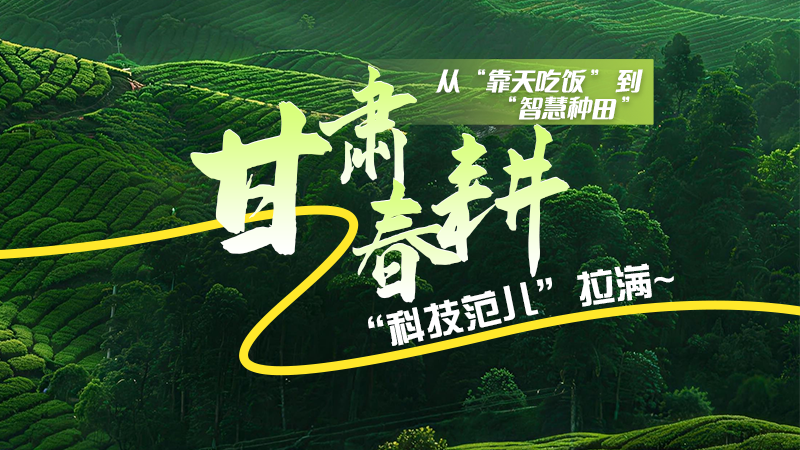 長圖|從“靠天吃飯”到“智慧種田”，甘肅春耕“科技范兒”拉滿
